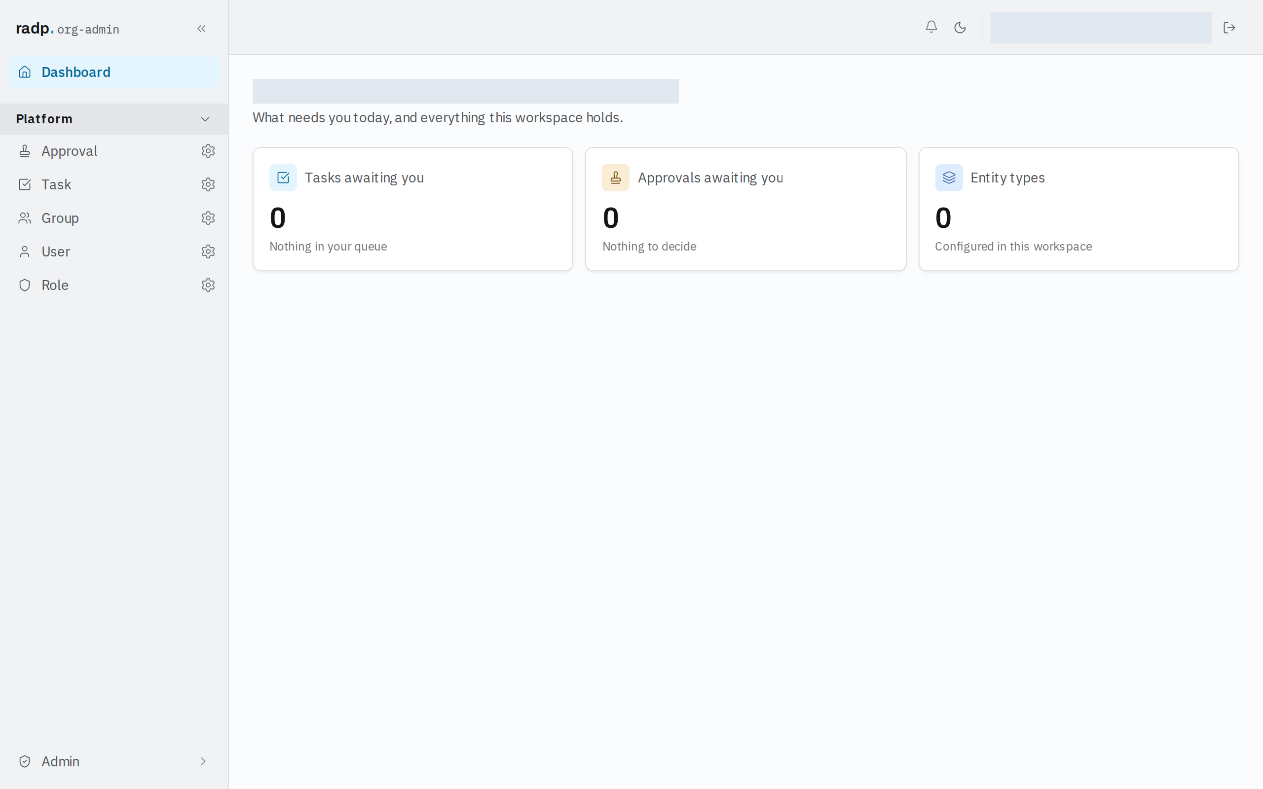 The sidebar with the Platform group expanded, showing the record types it lists